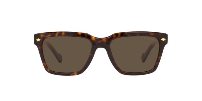 Sonnenbrillen Vogue VO 5404S (W65673) farbe dark havana form rechteckig gläser dark brown