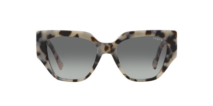 Occhiali da sole Vogue VO 5409S (307611) colore ivory/beige tortoise forma irregolare lenti grigio sfumato