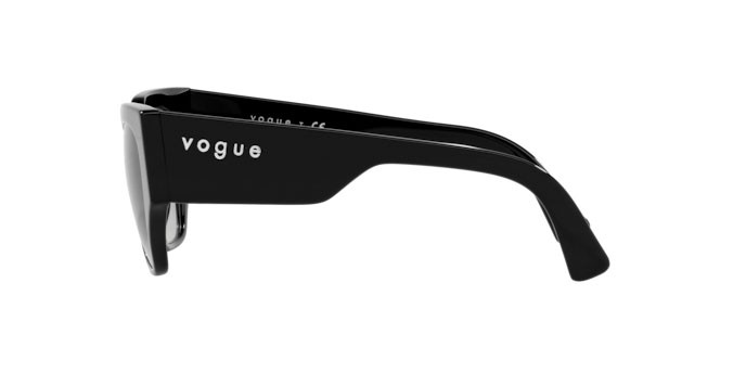 Sunglasses Vogue VO 5409S (W44/11) color black shape irregular lenses grey gradient