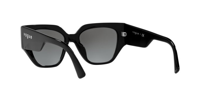 Sunglasses Vogue VO 5409S (W44/11) color black shape irregular lenses grey gradient