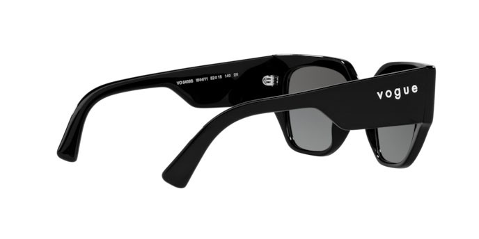 Sunglasses Vogue VO 5409S (W44/11) color black shape irregular lenses grey gradient
