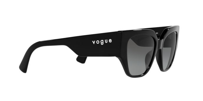 Sunglasses Vogue VO 5409S (W44/11) color black shape irregular lenses grey gradient