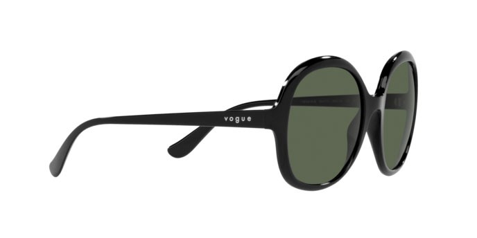 Sonnenbrillen Vogue VO 5410S (W44/71) farbe black form quadratisch gläser dark green