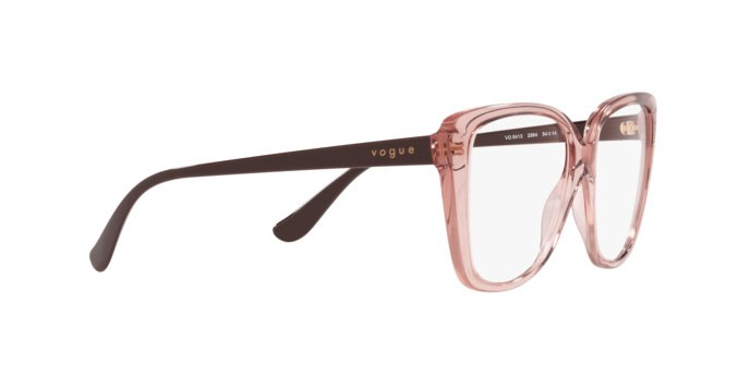 Brillen Vogue VO 5413 (2864) farbe transparent pink form schmetterling gläser demo lens