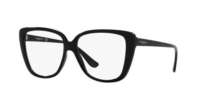 Brillen Vogue VO 5413 (W44) farbe black form schmetterling gläser demo lens