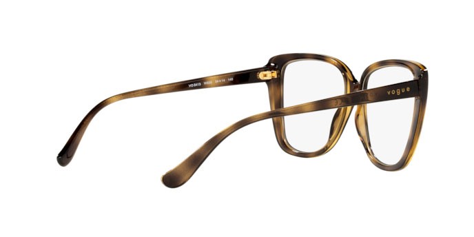 Brillen Vogue VO 5413 (W656) farbe dark havana form schmetterling gläser demo lens