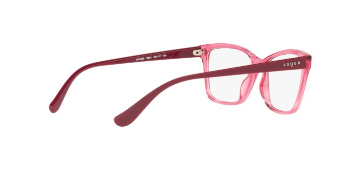 Eyeglasses Vogue VO 5420 (2804) color transparent cherry shape square lenses demo lens