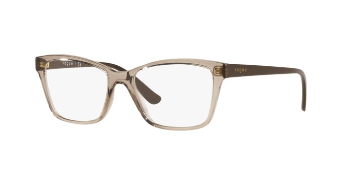 Occhiali da vista Vogue VO 5420 (2940) colore transparent brown forma quadrato lenti demo lens