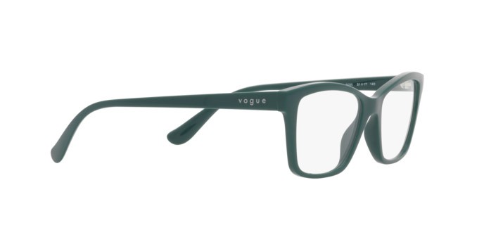 Occhiali da vista Vogue VO 5420 (3050) colore full dark green forma quadrato lenti lente demo
