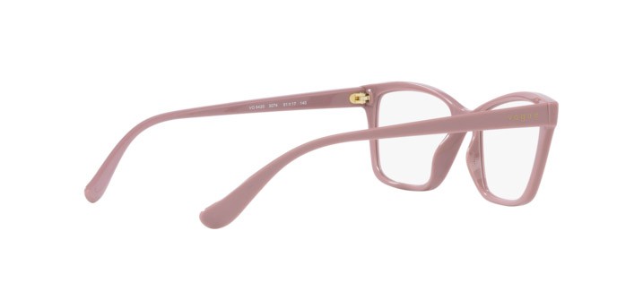 Brillen Vogue VO 5420 (3074) farbe rosa antico form quadratisch gläser lente demo