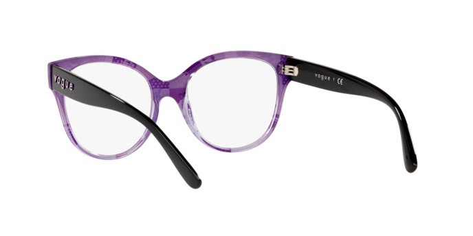 Occhiali da vista Vogue VO 5421 (2992) colore top black /serigraphy forma pantos lenti demo lens