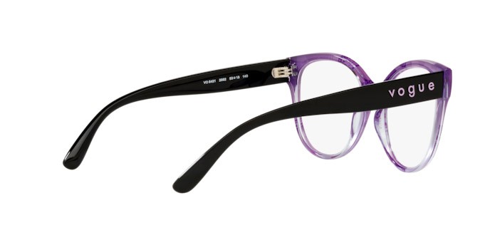 Occhiali da vista Vogue VO 5421 (2992) colore top black /serigraphy forma pantos lenti demo lens