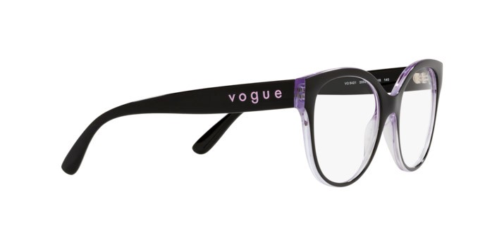 Occhiali da vista Vogue VO 5421 (2992) colore top black /serigraphy forma pantos lenti demo lens