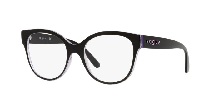 Occhiali da vista Vogue VO 5421 (2992) colore top black /serigraphy forma pantos lenti demo lens