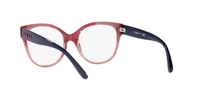 Occhiali da vista Vogue VO 5421 (2993) colore top dark blue/serigraphy forma pantos lenti demo lens