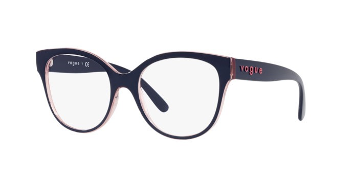 Occhiali da vista Vogue VO 5421 (2993) colore top dark blue/serigraphy forma pantos lenti demo lens