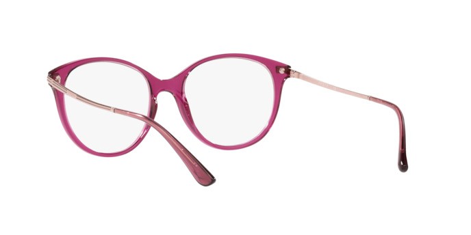 Eyeglasses Vogue VO 5423 (2987) color transparent fuchsia shape pantos lenses demo lens