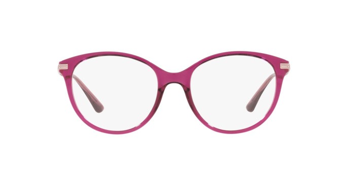 Eyeglasses Vogue VO 5423 (2987) color transparent fuchsia shape pantos lenses demo lens