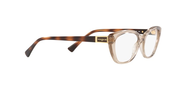 Occhiali da vista Vogue VO 5425B (2990) colore transparent light brown forma ovale lenti demo lens