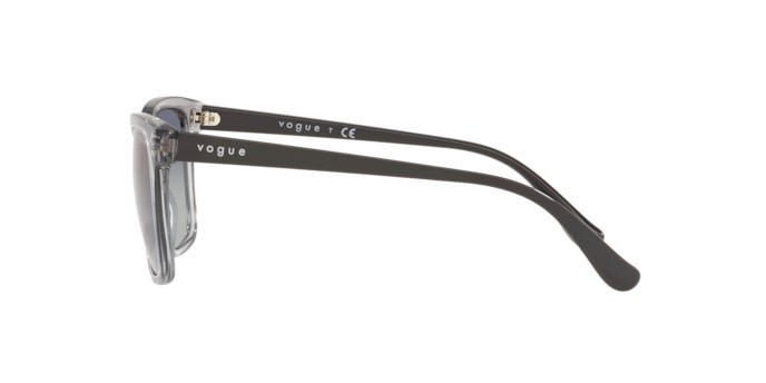 Sunglasses Vogue VO 5426S (27264L) color transparent grey shape square lenses grey gradient dark blue
