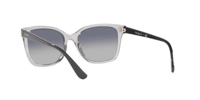 Sunglasses Vogue VO 5426S (27264L) color transparent grey shape square lenses grey gradient dark blue