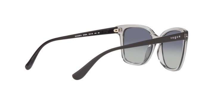 Sunglasses Vogue VO 5426S (27264L) color transparent grey shape square lenses grey gradient dark blue