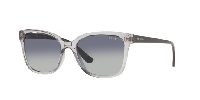 Sunglasses Vogue VO 5426S (27264L) color transparent grey shape square lenses grey gradient dark blue