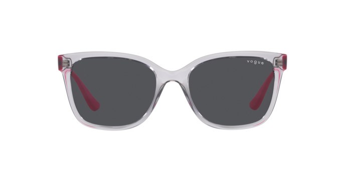 Sunglasses Vogue VO 5426S (272687) color grigio trasparente shape square lenses grigio scuro