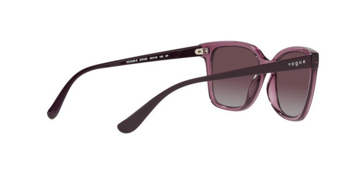 Sunglasses Vogue VO 5426S (276162) color transparent purple shape square lenses polar grey gradient dk violet