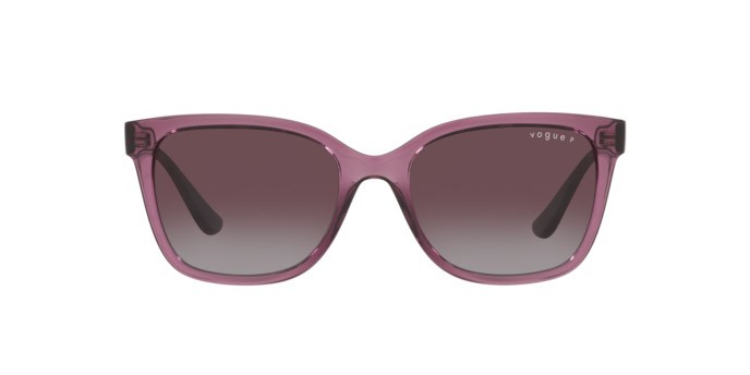 Sunglasses Vogue VO 5426S (276162) color transparent purple shape square lenses polar grey gradient dk violet