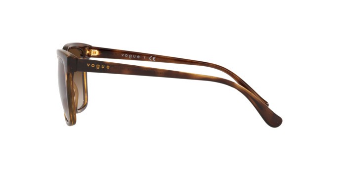 Sunglasses Vogue VO 5426S (W65613) color dark havana shape square lenses brown gradient