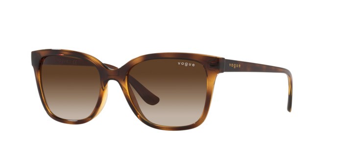 Sunglasses Vogue VO 5426S (W65613) color dark havana shape square lenses brown gradient