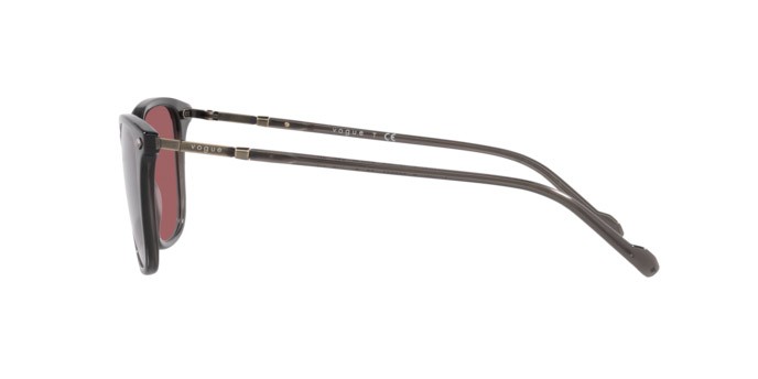 Sonnenbrillen Vogue VO 5431S (292369) farbe transparent grey form quadratisch gläser dark violet
