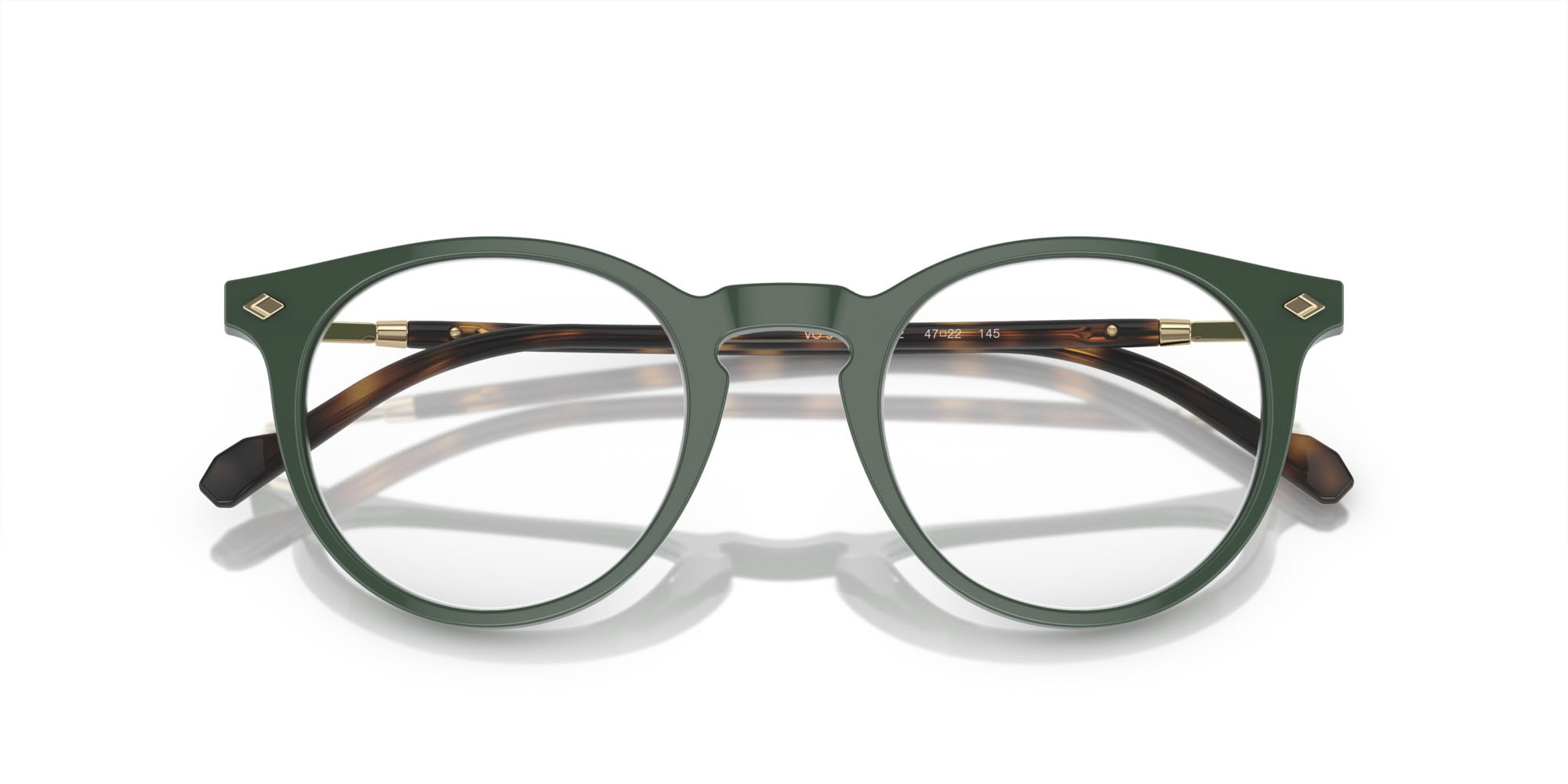 Brillen Vogue VO 5434 (3092) farbe verde polvere form pantos gläser lente demo