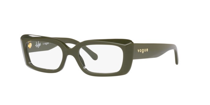 Brillen Vogue VO 5441 (2914) farbe hunter green form rechteckig gläser demo lens