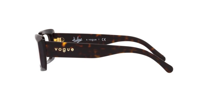 Brillen Vogue VO 5441 (W656) farbe dark havana form rechteckig gläser demo lens