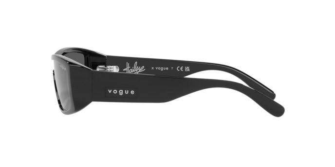 Sonnenbrillen Vogue VO 5442S (W44/87) farbe nero form rechteckig gläser grigio scuro