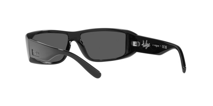 Sonnenbrillen Vogue VO 5442S (W44/87) farbe nero form rechteckig gläser grigio scuro