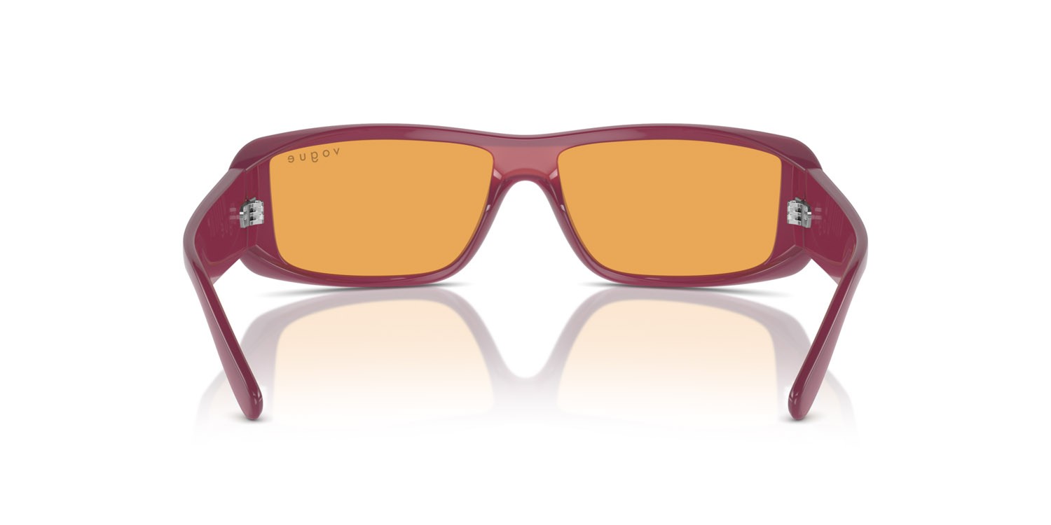 Sonnenbrillen Vogue VO 5442SM (3168/7) farbe violetto opalino form rechteckig gläser arancione