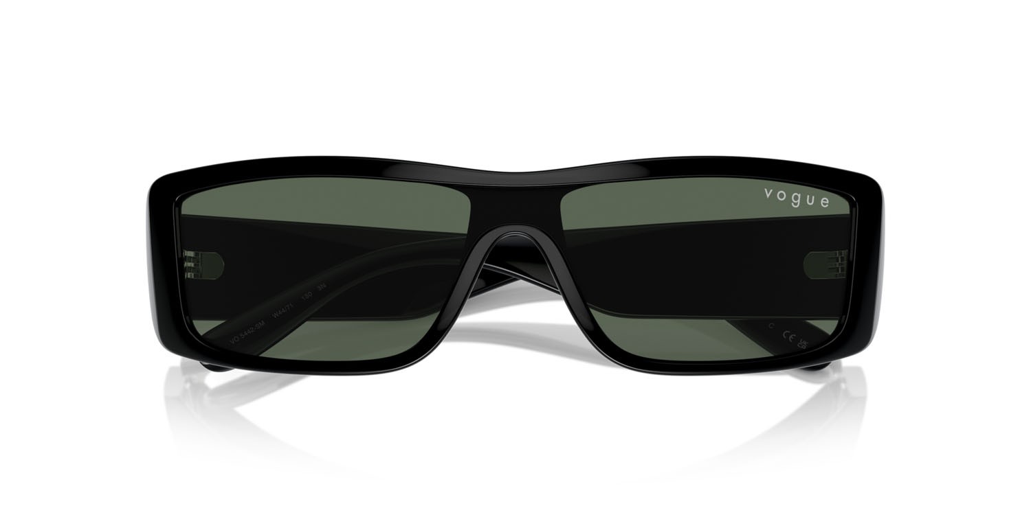 Sonnenbrillen Vogue VO 5442SM (W44/71) farbe nero form rechteckig gläser verde scuro