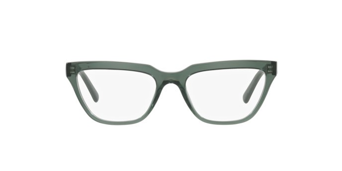 Brillen Vogue VO 5443 (3004) farbe verde trasparente form rechteckig gläser lente demo