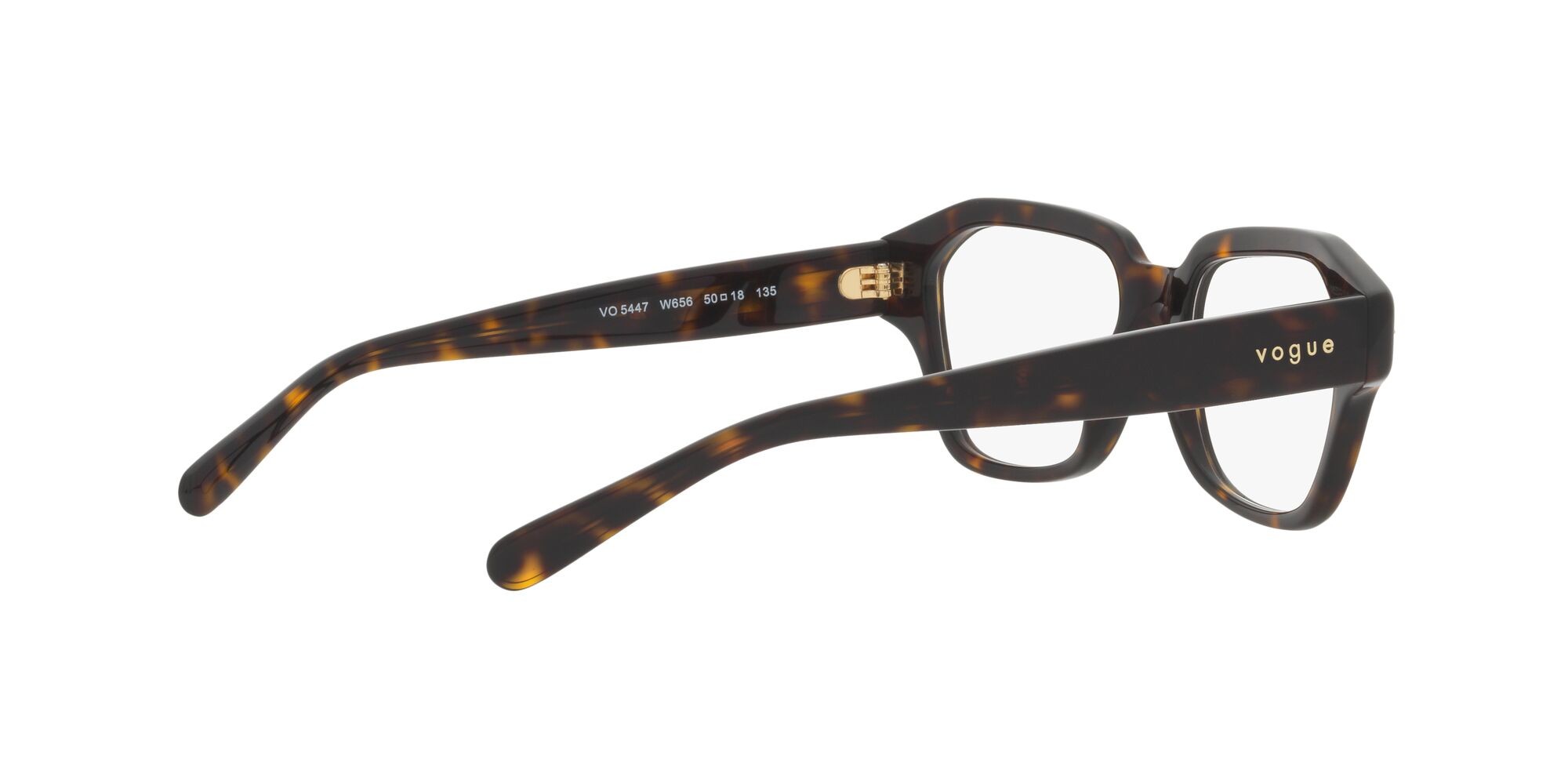Brillen Vogue VO 5447 (W656) farbe havana scuro form unregelmäßig gläser lente demo