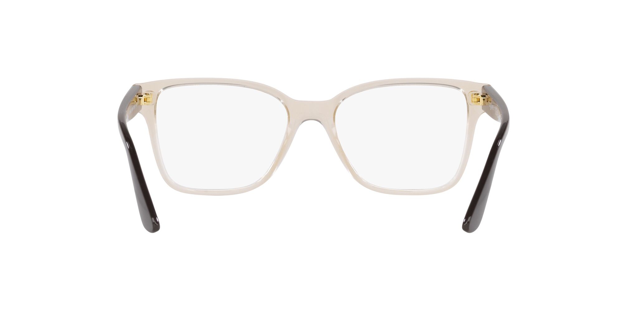 Eyeglasses Vogue VO 5452 (2884) color marrone chiaro trasparente shape square lenses lente demo