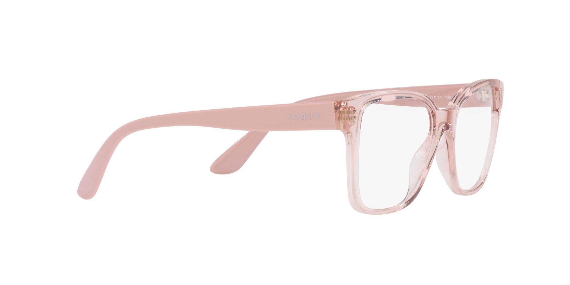 Eyeglasses Vogue VO 5452 (2942) color rosa trasparente shape square lenses lente demo