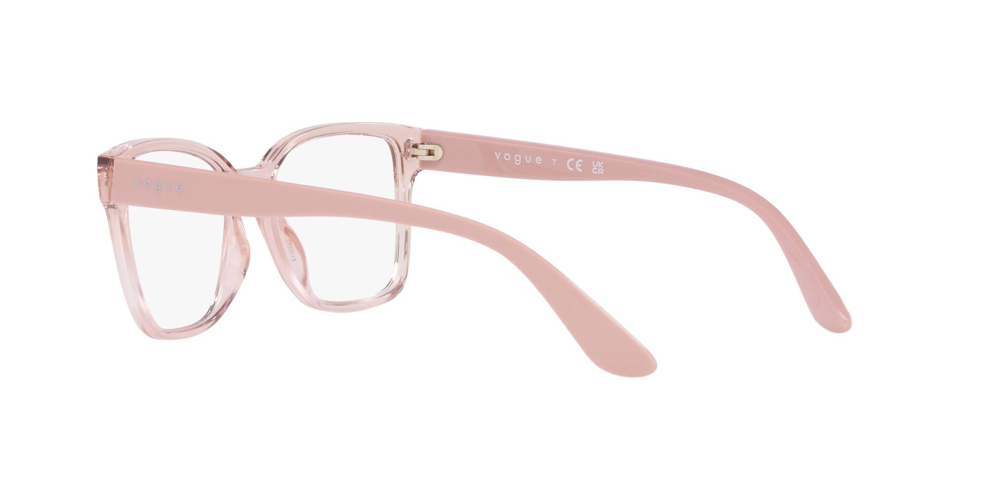 Eyeglasses Vogue VO 5452 (2942) color rosa trasparente shape square lenses lente demo