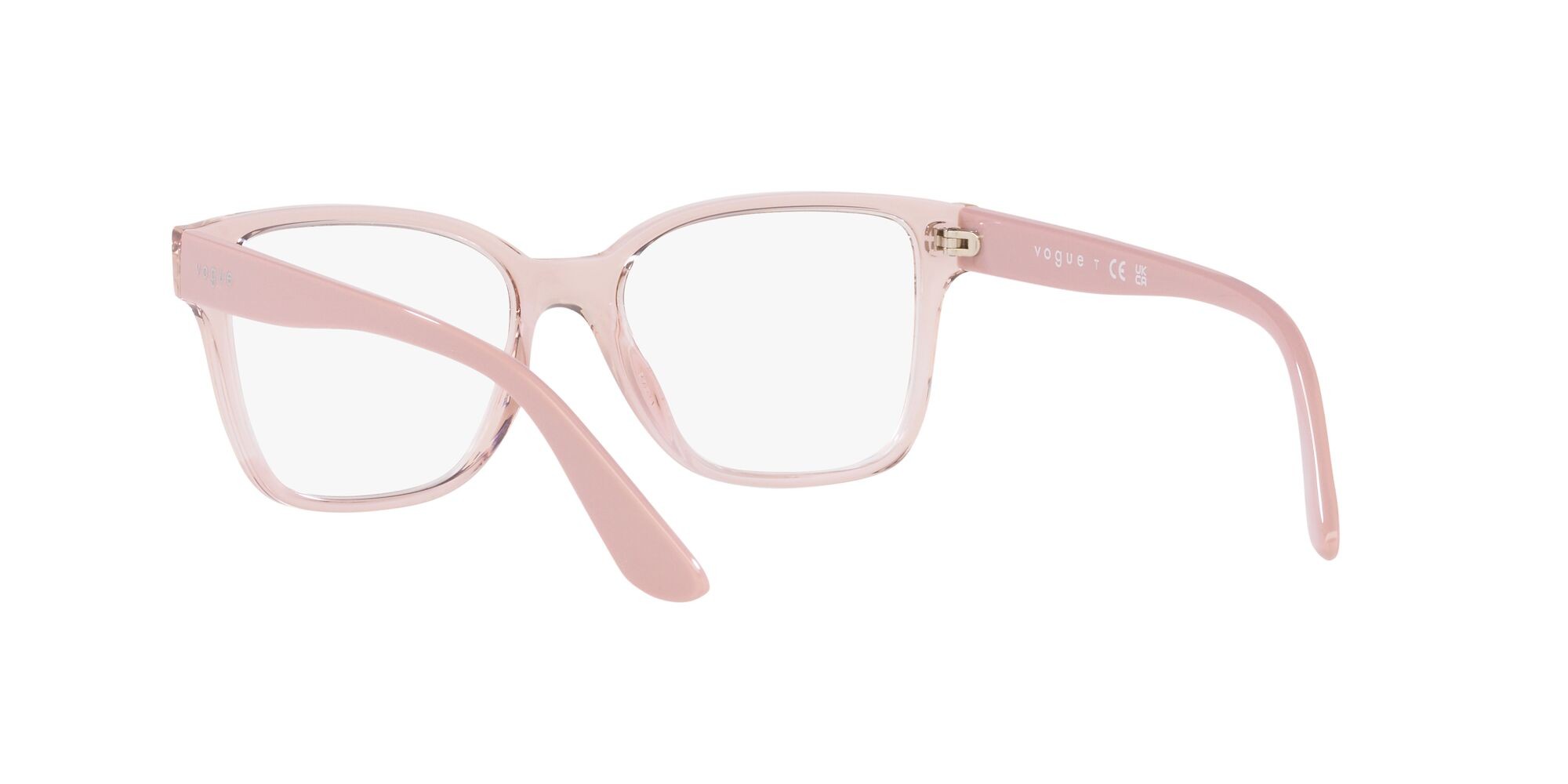 Eyeglasses Vogue VO 5452 (2942) color rosa trasparente shape square lenses lente demo