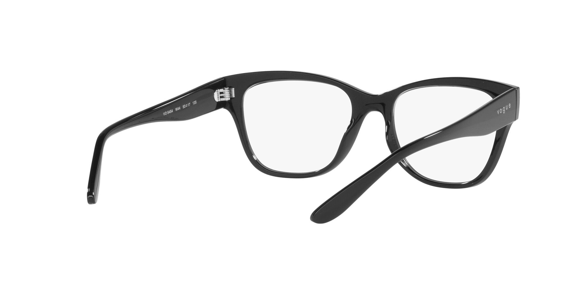 Brillen Vogue VO 5454 (W44) farbe nero form quadratisch gläser lente demo
