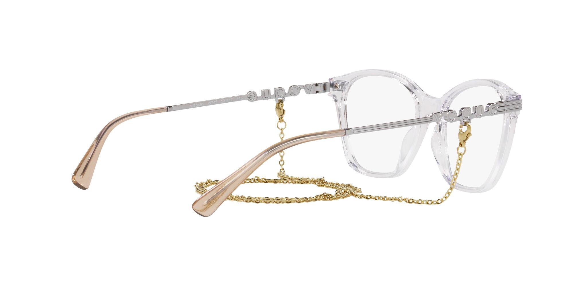 Brillen Vogue VO 5461 (W745) farbe trasparente form cat-eye gläser lente demo