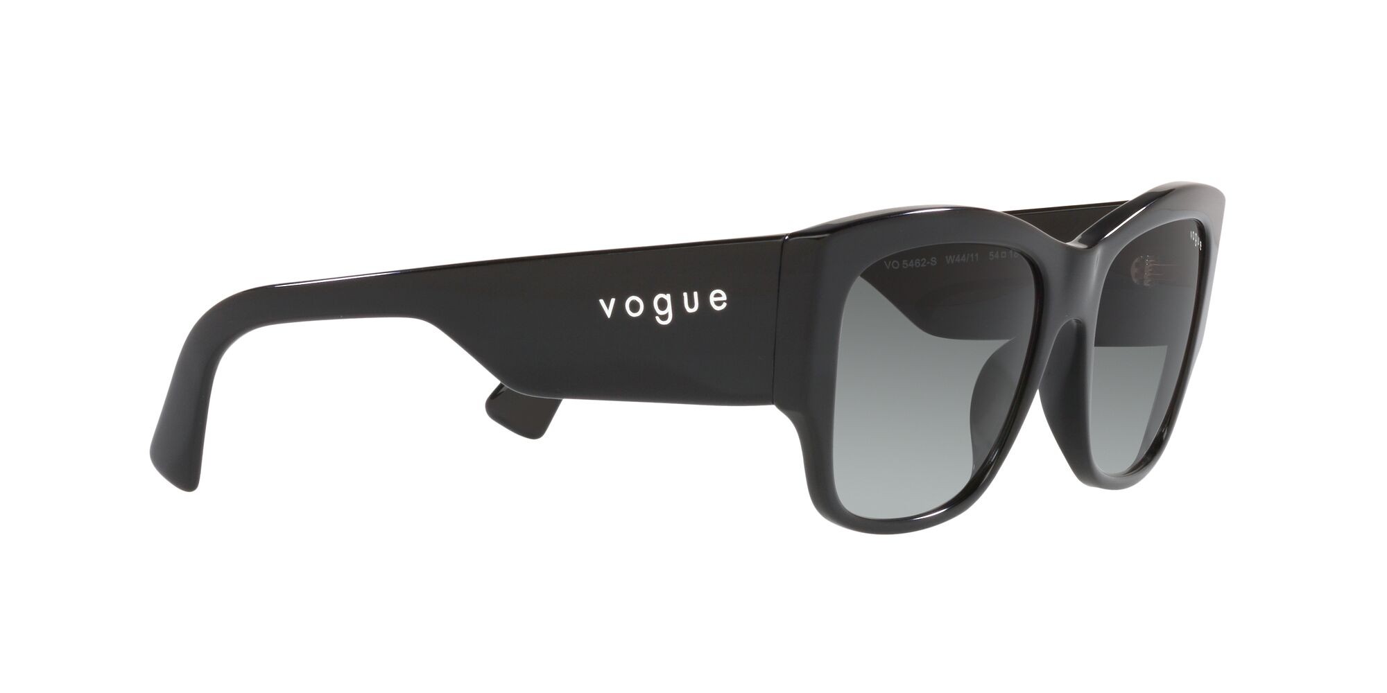 Sunglasses Vogue VO 5462S (W44/11) color nero shape square lenses grigio sfumato
