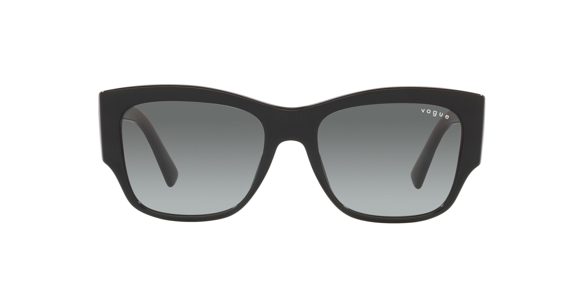 Sunglasses Vogue VO 5462S (W44/11) color nero shape square lenses grigio sfumato